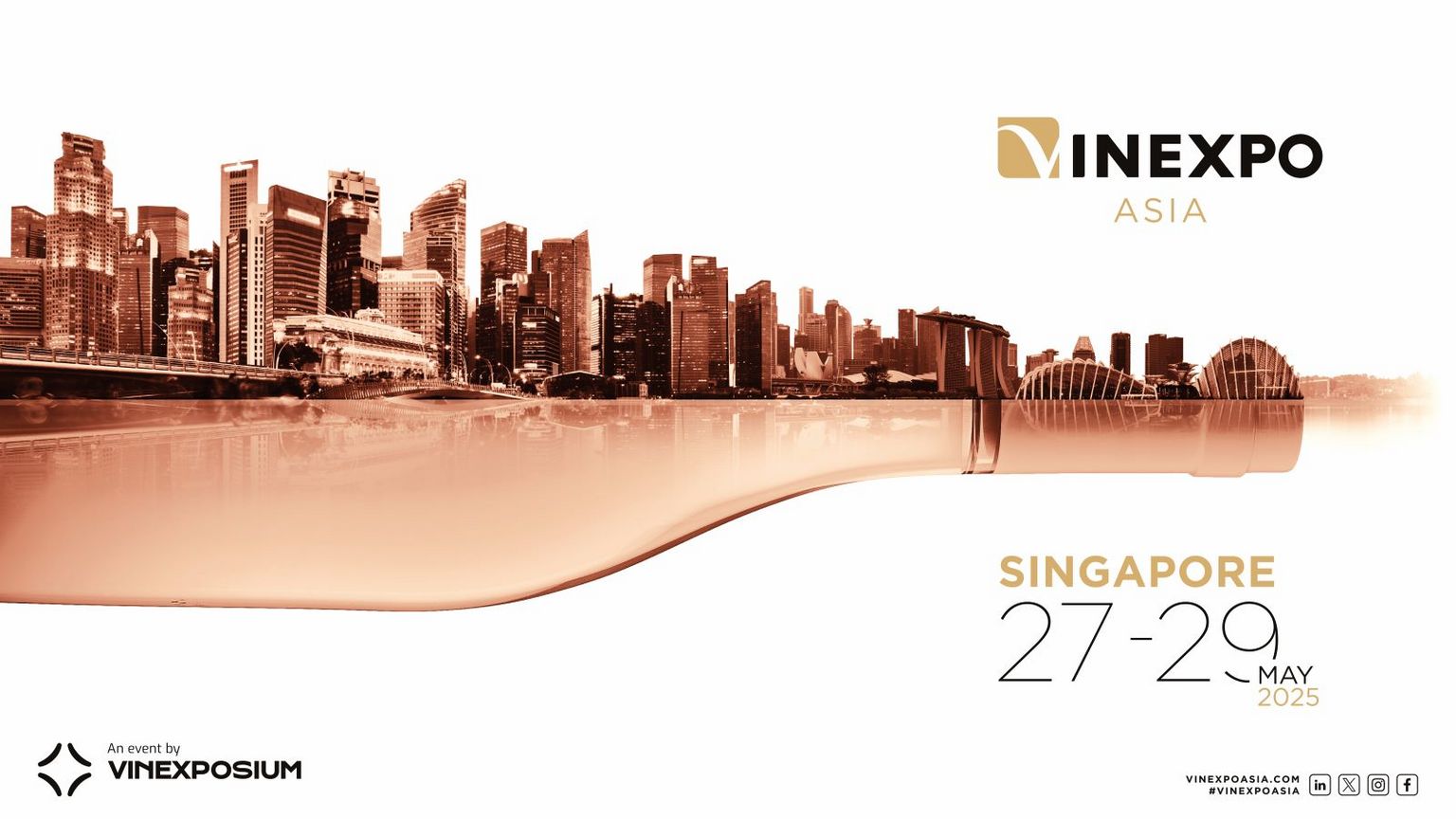VINEXPO ASIA 2025 將於新加坡舉行，呈獻豐富精彩節目